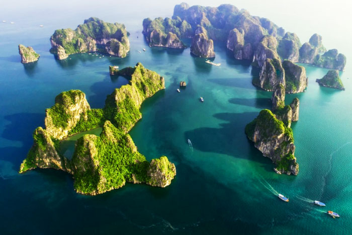 The majestic of Bai Tu Long Bay